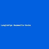 Langlebige Baumwolle-Socke