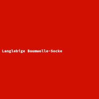 Langlebige Baumwolle-Socke