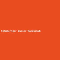 Schmieriger Wasser-Handschuh